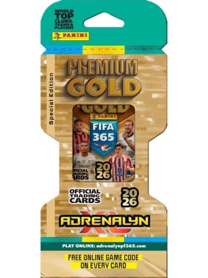 Panini FIFA 365 Adrenalyn XL 2026 Premium Gold boosterpakke
