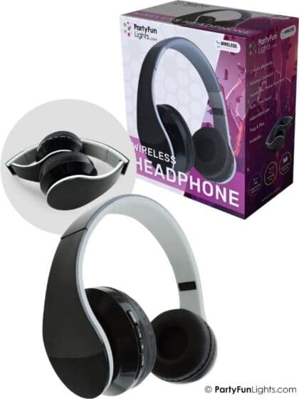 PartyFun Lights trådløse hodetelefoner med bluetooth