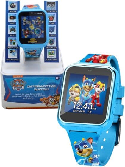 Accutime Paw Patrol Smartklokke for barn - med kamera, kalkulator og mer