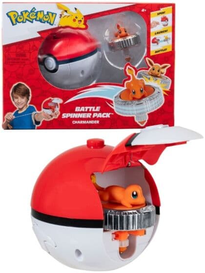 Pokemon Battle Spinner Charmander med Pokéball