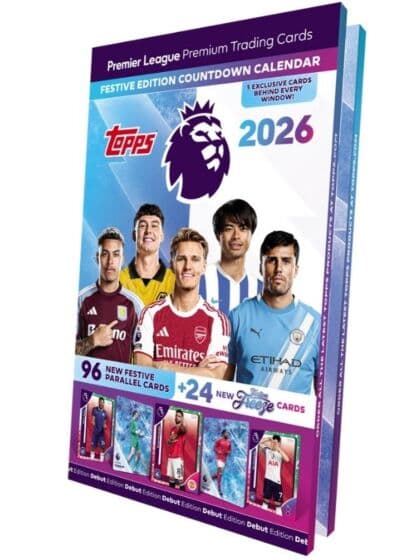 Topps Premier League Julekalender med fotballkort 2026