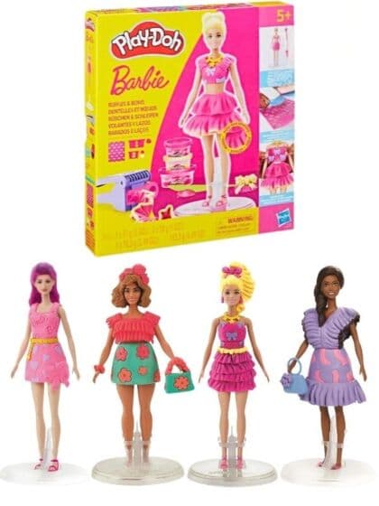 Play Doh Barbie lekesett med dukke, leire og tilbehør