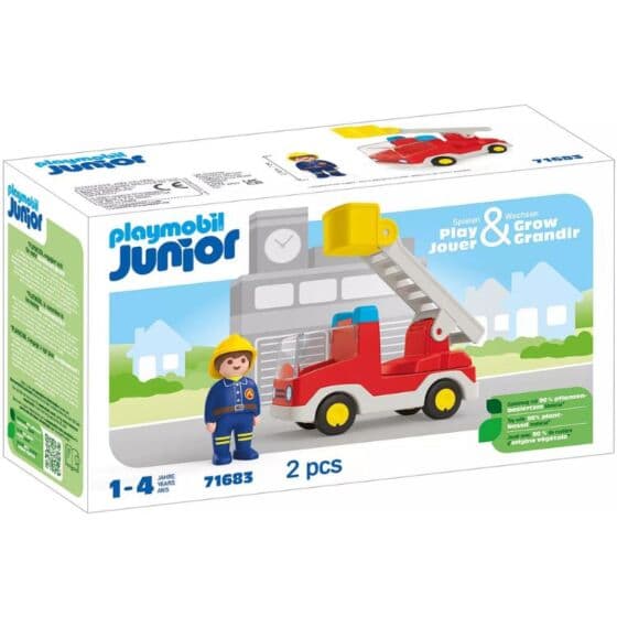 Playmobil JUNIOR: Brannbil med stige 71683