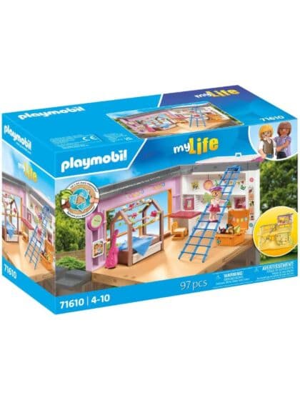 Playmobil My Life barnerom med mange tilbehør 71610