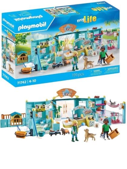 Playmobil My Life Dyrehotell med dyrefigurer 71742
