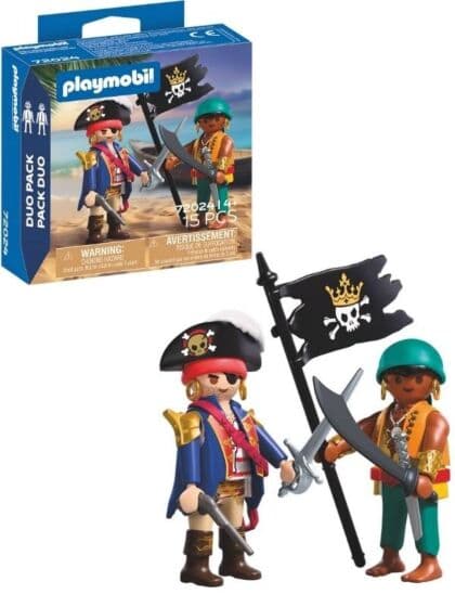 Playmobil DuoPack pirater med flagg og sverd 72024