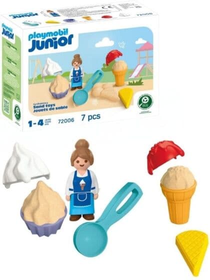 Playmobil Junior sand iskremkiosk 72006