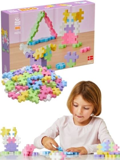 Plus Plus BIG Pastell mix - 50 byggeklosser