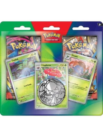 Maks 3 per kunde. Pokémon TCG Mega Evolution 2-Pack Blister – Oddish, Gloom og Vileplume
