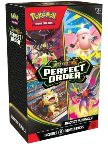 Maks 1 per kunde. Pokémon TCG Mega Evolution Perfect Order Booster Bundle