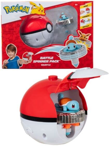 Pokemon Battle Spinner Squirtle med Pokéball