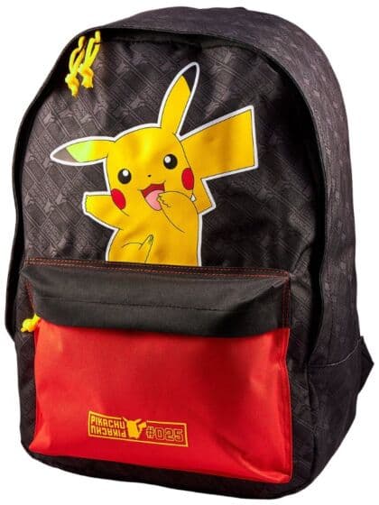 Pokemon Ryggsekk Pikachu med utvendig lomme - 20 liter - 44 cm