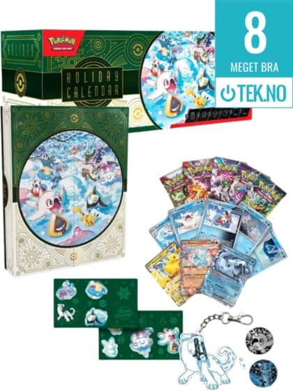 Pokemon TCG: Julekalender 2024 - med samlekort og tilbehør