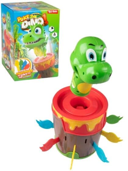 Pop-up spill med dinosaur – ikke vekk vulkanen!