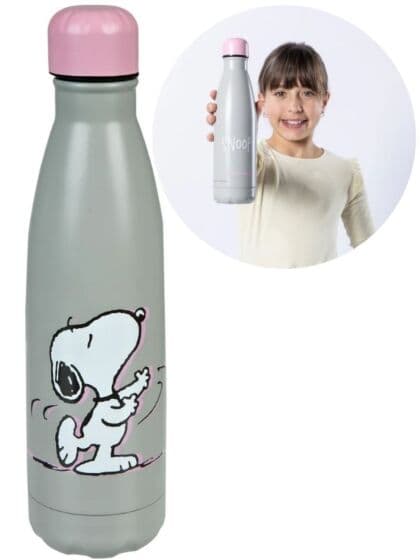 Snoopy vakuum drikkeflaske i rustfritt stål - 500 ml