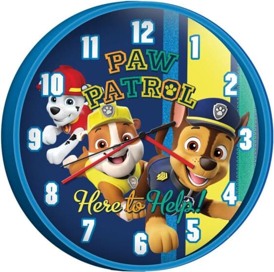 PAW Patrol veggklokke - 25 cm