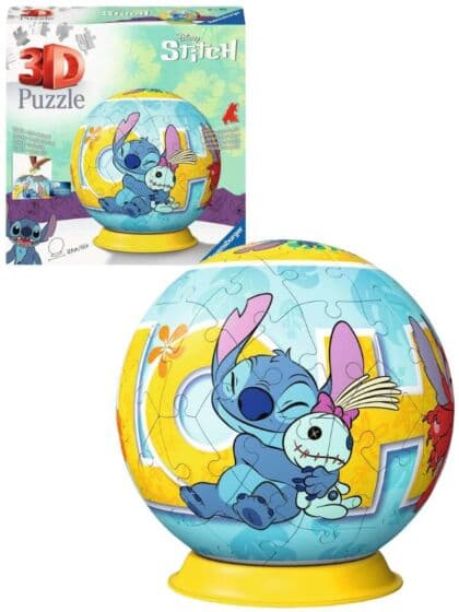 Ravensburger 3D puslespill 72 brikker - Disney Stitch