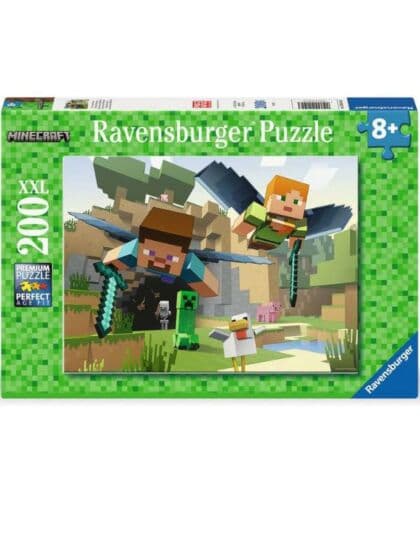 Ravensburger puslespill 200 biter - Minecraft