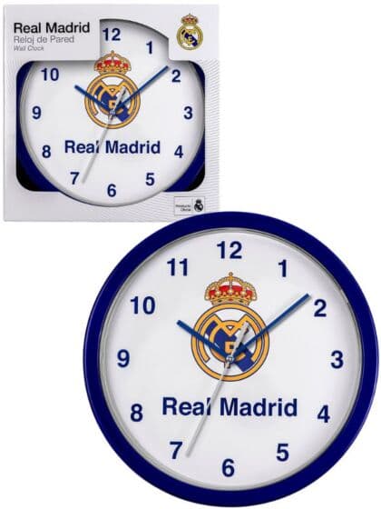 Real Madrid FC veggklokke - 25 cm