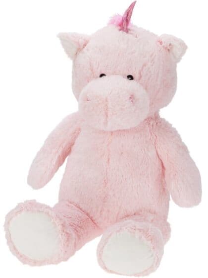 Bamse rosa enhjørning - 100 cm