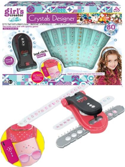Girls Creator Diamantapplikator - med 80 selvklebende krystaller