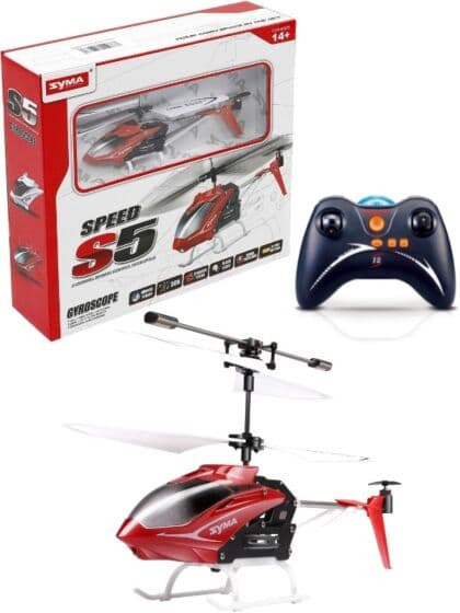 Syma S5 3-kanals helikopter med oppladbart batteri - 23 cm lang