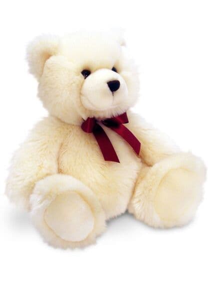 Keel Toys bamse Harry 35 cm - hvit