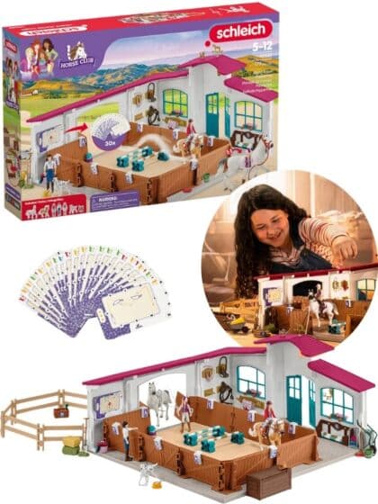 Schleich Horse Club Peppertree ridehall 42639 - lekesett med 179 deler