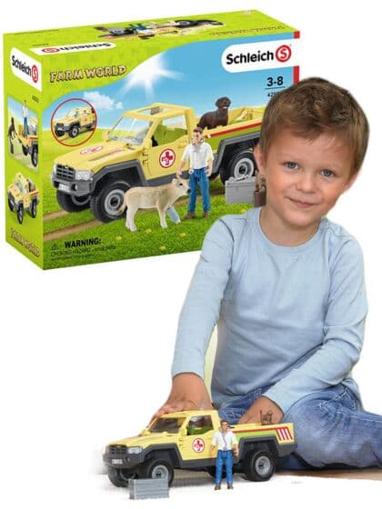 Schleich Veterinærbesøk på gården - 42503