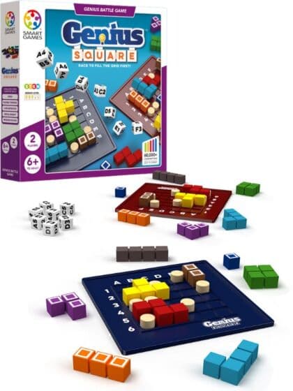 Smart Games Genius Square Nordic - logikkspill for 1-2 spillere