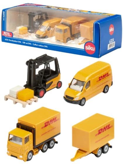SIKU lekebiler i DHL-design