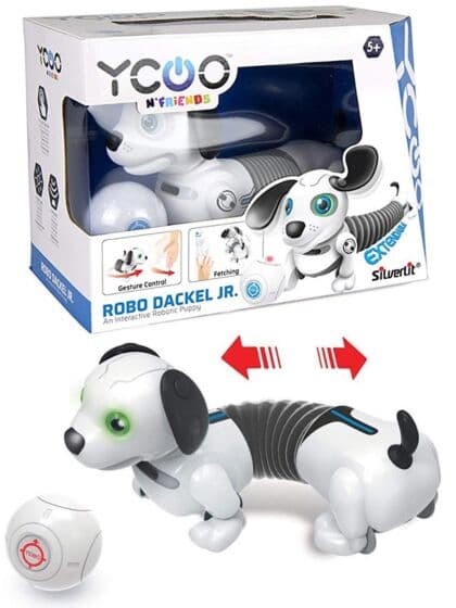 Silverlit Robo Dackel Jr. - interaktiv robothund med bevegelsessensor