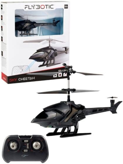 Silverlit Flybotic Sky Cheetah RC helikopter - med lys & 3-kanals kontroll