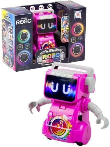 Silverlit Robo Remix Musikkrobot som beatboxer og danser - rosa
