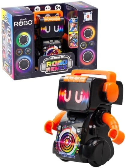 Silverlit Robo Remix Musikkrobot som beatboxer og danser - svart