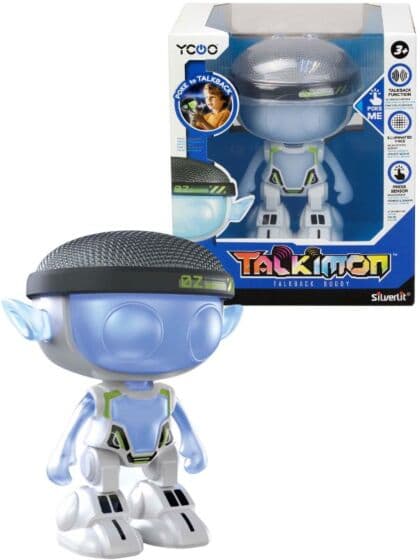 Silverlit Ycoo Talkimon Interaktiv robot med lyd og lys - 12,5 cm