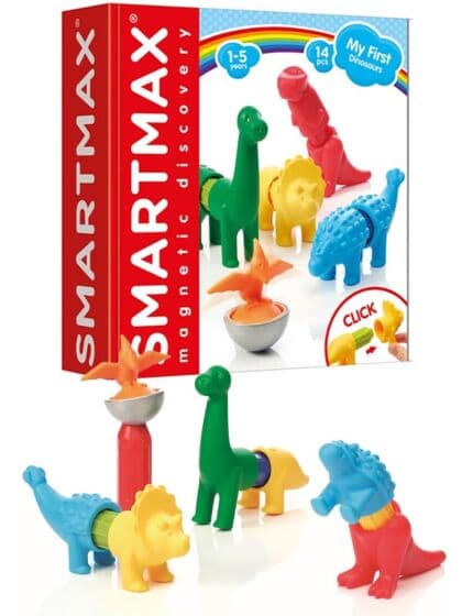 SmartMax My First Dinosaurs - magnetlekesett med dinosaurer - 14 deler