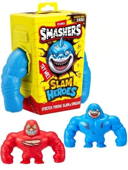 Smashers Slam Heroes actionfigur - Wrestler eller Hai