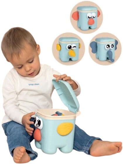 Smoby Kaboom kube baby byggesett - bygg 3 dyr