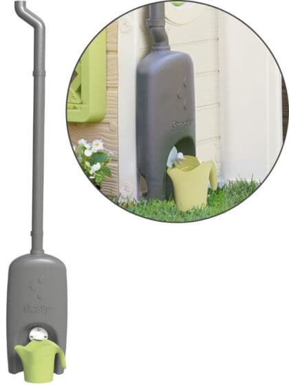 Smoby Regnvannstønne til lekehus - med kran, nedløpsrør og vannkanne