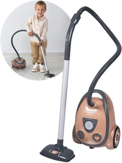 Smoby Rowenta elektronisk støvsuger med lyd - kobberfarget