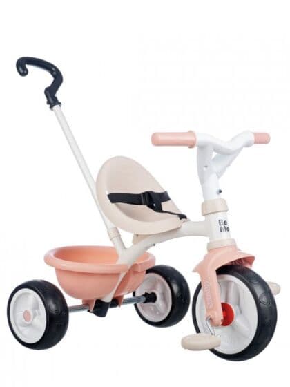 Smoby Be Move 2-i-1 Trehjulssykkel med styrestang - rosa
