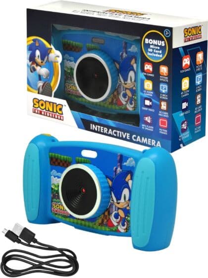 Sonic interaktivt kamera med x4 zoom og 5 Megapixel - Micro SD kort inkludert
