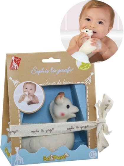 Sophie la Girafe badeand i naturgummi