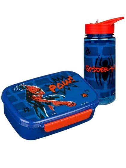 SpiderMan matboks og drikkeflaske