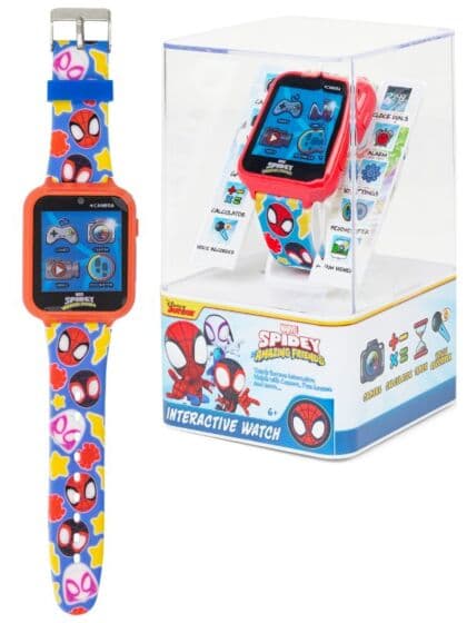 Accutime Spidey Smartklokke for barn - med kamera, kalkulator og mer