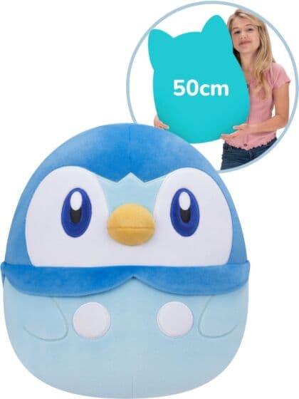 Pokemon Squishmallows Piplup - 50 cm