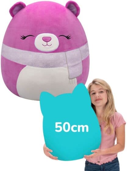 Squishmallows Crisanta bjørn kosepute - 50 cm