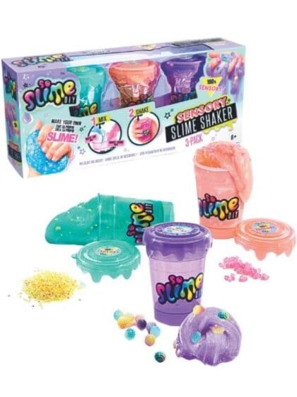 So Slime DIY pakke med slim i 3 farger