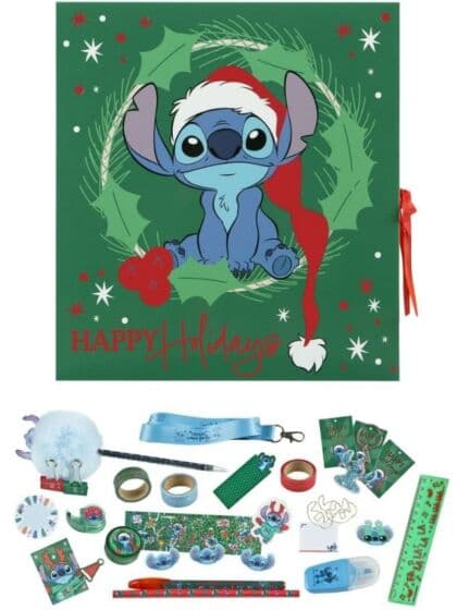Disney Stitch Julekalender – Happy Holidays skrive- og hobbytilbehør
